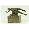 Image 5 : Erotic sensual swimming bronze sculpture on marble base (7"X11")