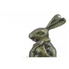 Image 4 : Bunny With Baby Bronze Statue (7"X4")
