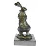 Image 7 : Bunny With Baby Bronze Statue (7"X4")