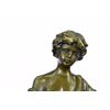 Image 4 : Art Deco Bronze Sculpture Boy and Violin (14"X6")