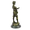 Image 6 : Art Deco Bronze Sculpture Boy and Violin (14"X6")