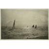 Image 1 : William Lionel Wyllie,RA (1851-1931) Sailing Ships in the English Channel signed lower left in penc.