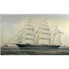 Image 1 : English School (19th Century) The Clipper Tania Topan of Salem, Moses Chance, Master, with the Nant.