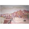 Image 1 : E Lewis (English, 19th Century) Harbour View signed lower left "E Lewis" watercolour, 24 x 54cm   £.