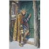 Image 1 : Francis E Wiley (19th Century) Young King Wenceslas in the Snow signed lower right "Francis E Wiley.
