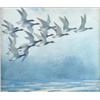Image 1 : Sir Peter Markham Scott (1909-1990) Wild Geese in Flight signed lower left "Peter Scott" watercolou.