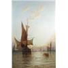 Image 1 : Attributed to George Stainton (fl.1860-1890) On the Medway signed lower right "G Stainton" and insc.