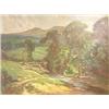 Image 1 : William F Burchell (exh.1909-1937) A Waterfall and River in a Wooded Landscape signed lower left "W.