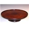 Image 1 : An early 19th century mahogany 'Lazy Susan', the dished circular top revolving on cyma turned foot,.