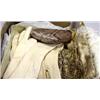 Image 1 : Six various bonnets, to include: one sewn with pearls and diamantes, two pairs of Lady's kid gloves.