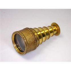 'Watkins & Hill, Charing Cross, London', a six draw ormolu opera telescope, the largest barrel engi.