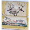 Image 1 : A collection of seven Chinese rice paper paintings, each mounted onto card and painted with exotic..