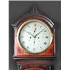 Image 1 : A Scottish George III mahogany longcase clock, the break arch hood with gilt finial above 32cm circ.