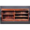Image 1 : A 19th century mahogany floor standing open bookcase, the rectangular top above a plain frieze, car.