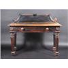 Image 1 : A Victorian oak serving table, the moulded rectangular top with arched reeded scrolling back above..