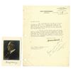 Image 1 : Warren G. Harding Signature on 1919 Letter When a U.S. Senator