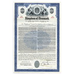 Kingdom of Denmark 1962 Specimen Bond.