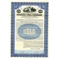 Penelec Coal Co., 1918 Specimen Bond