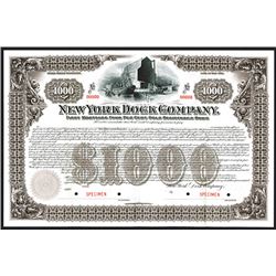 New York Dock Co., Specimen Bond.
