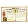 Image 1 : New York Star Petroleum and Mining Co., 1865 Issued Stock Certificate.