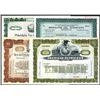 Image 1 : Assortment of Oil Related Specimen Stock Certificate Quartet, ca.1900-1920's.