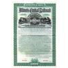 Image 1 : Illinois Central Rail Road Co., 1894 Specimen Bond