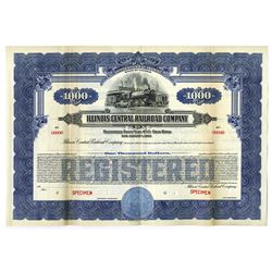 Illinois Central Railroad Co., 1926 Specimen Bonds