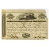 Image 1 : Buffalo & State Line Rail Road Co., 1858 Issued Stock Certificate
