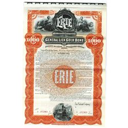 Erie Railroad Co., 1895 Specimen Bond