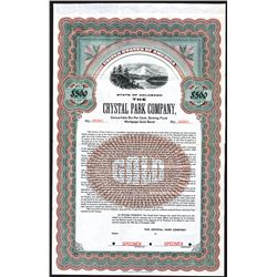 Crystal Park Co., 1908 Specimen Bond.