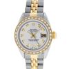 Image 2 : Rolex Two-Tone Diamond DateJust Ladies Watch