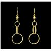 Image 1 : Roberto Coin Wire Circles Design Earrings - 18KT Yellow Gold