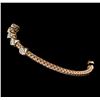 Image 2 : 0.33 ctw Diamond Bracelet - 14KT Rose Gold