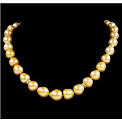 Pearl and Diamond Necklace