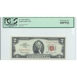 1963 $2 Red seal Legal Tender Note