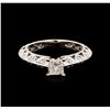 Image 1 : 14KT White Gold 0.91 ctw Diamond Ring