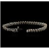 Image 3 : 14KT White Gold 2.46 ctw Diamond Tennis Bracelet