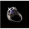 Image 3 : 14KT White Gold 3.30 ctw Tanzanite and Diamond Ring