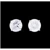 Image 1 : 2.19 ctw Diamond Earrings - 14KT White Gold