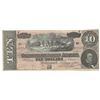 Image 1 : 1864 $10 Confederate State of America Note