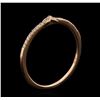 Image 4 : 0.05 ctw Diamond Ring - 14KT Rose Gold