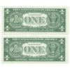 Image 2 : 1957 $1 Silver Certificate Currency Lot of 2