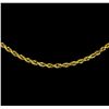 Image 2 : 14KT Yellow Gold Rope Chain Necklace