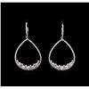 Image 1 : 1.86 ctw Diamond Earrings - 14KT White Gold