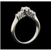 Image 4 : 0.35 ctw Diamond Ring - 14KT White Gold