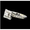Image 1 : 0.50 ctw Diamond Ring - 14KT White Gold