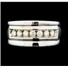 Image 2 : 0.60 ctw Diamond Ring - 14KT Yellow Gold With Rhodium Plating