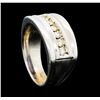 Image 4 : 0.60 ctw Diamond Ring - 14KT Yellow Gold With Rhodium Plating