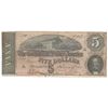 Image 1 : 1864 $5 Confederate States of America Note