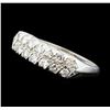 0.50 ctw Diamond 2-Row Band - 10KT White Gold